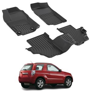 Bien conçu Double couche Chenille Cargo Liner Non-Toxic Car Accessories Eco Tpe Auto Mats pour Suzuki Grand Vitara 3Door 99-08 - Product Image 3
