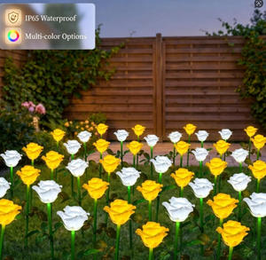 Lampe de simulation de fleurs LED Cour Paysage Décoration extérieure Lumière de rose étanche Salle de mariage - Product Image 1
