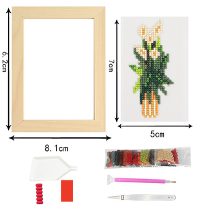 5D ภาพวาด<span class=keywords><strong>เพชร</strong></span>ขนาด<span class=keywords><strong>เล็ก</strong></span>ที่กำหนดเองดอกไม้สีเหลืองในกระถางภาพวาดเพชรขนาดเล็กสำหรับเด็กผู้ใหญ่ชุดภาพวาดเพชร - Product Image 2