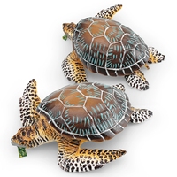 Animales Marinos Simulados, Modelo de Tortuga, Juguetes Educativos Cognitivos para Niños, Adornos de Tortuga Submarina