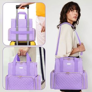 Échantillon Gratuit : Trousse de Maquillage Double Couche, Sac de Rangement pour Vernis à Ongles, Organisateur Portable pour Huiles Essentielles, Parfums et Rouges à Lèvres, Sac à Main - Product Image 5