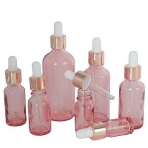 Dispensador de Viaje Portátil de 5 ml, 10 ml, 20 ml, 30 ml, Botellas de Vidrio Rosa Dorado para Aceites Esenciales con Tapas con Gotero - Product Image 5