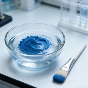 Supply Cosmetic Ingredient CAS 49557-75-7 Pure Face Skincare Raw Material Ghk Cu <b>Powder</b> Blue <b>Copper</b> Peptide <b>Powder</b> 99% Ghk-Cu - Product Image 4
