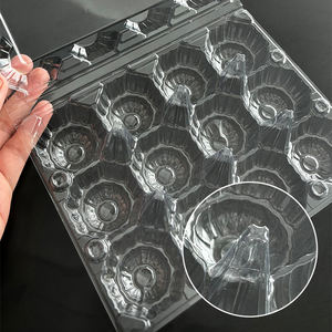 Caja de embalaje transparente y gruesa para huevos y huevos de pato, bandeja de almacenamiento de huevos al por mayor - Product Image 6
