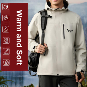 OEM/ODM Custom Mens High Quality Raincoat Waterproof With Hood High Performance Hiking Wear <b>Windbreaker</b> - Product Image 3