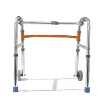 Déambulateur pédiatrique en alliage d'aluminium pour enfants, réglable en hauteur, léger, pliable, aide à la marche médicale pour les enfants à domicile