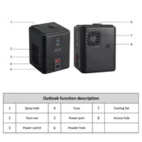 Nouvelle conception, machine à feux d'artifice 350W 300W, petite machine à étincelles froides de 3 mètres, mini pour mariage, fête, célébration familiale