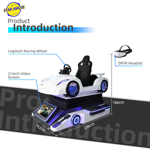 Máquina de Videojuegos de Carreras de Realidad Virtual, Simulador de Carreras Arcade para Deportes de Interior y Conducción para Centros Comerciales - Product Image 3