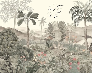 <span class=keywords><strong>Papier</strong></span> 3D écologique imperméable facile à installer soi-même, motif botanique tropical, forêt tropicale, arbre, plante, fleur, paysage <span class=keywords><strong>jungle</strong></span> pour salon - Product Image 5