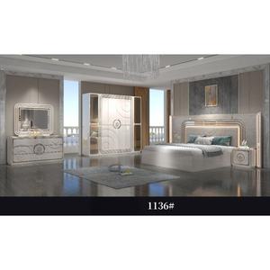 Juego de dormitorio extravagante Juego de dormitorio elegante de nuevo diseño Juego de dormitorio de tablero para el hogar o el hotel - Product Image 1