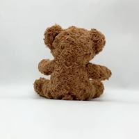 Ours en peluche bouclé personnalisé, jouet en peluche doux, adorable poupée ours avec nœud papillon, cadeau pour enfants, fabricant OEM ODM