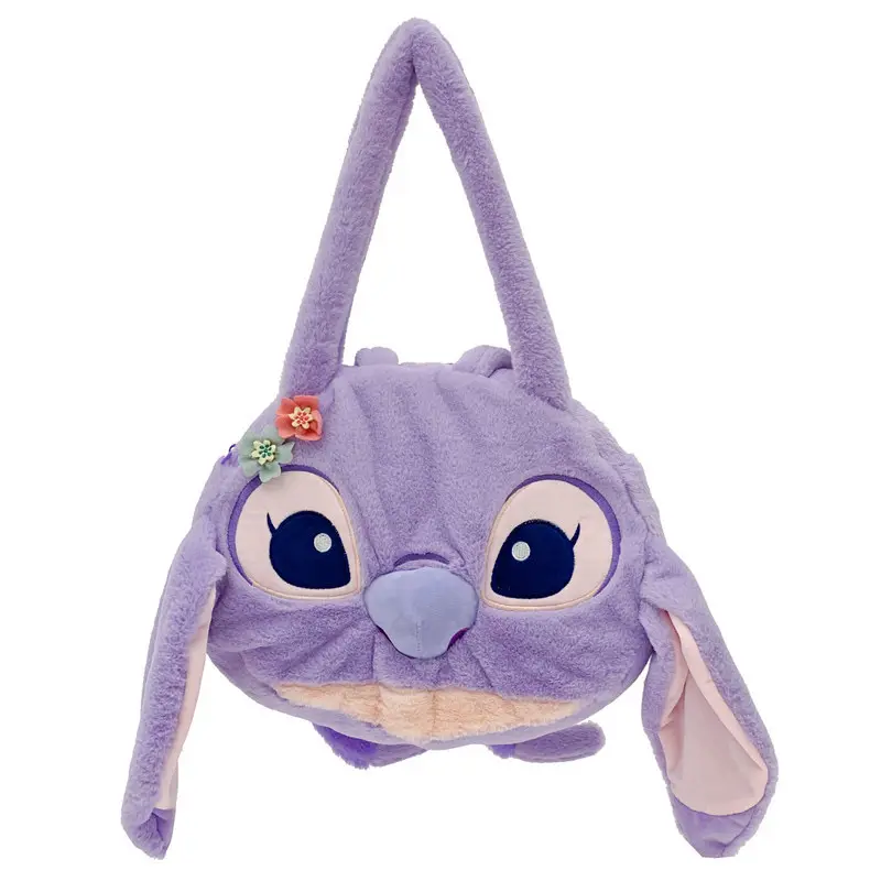 Venta caliente Lilo & Stitch bolso de hombro individual de felpa Lilo y Stitch juguete de peluche bolso de hombro bolso de mano bolsa de regalo