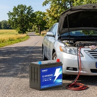 Baterai Starter Mobil LiFePO4 12V CCA Tinggi, Baterai Starter Lithium Pengganti Baterai Asam Timbal Untuk Mobil SUV Kendaraan Off-Road