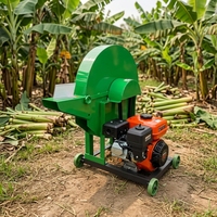 Broyeur de tiges de banane à faible bruit, hacheuse multifonctionnelle pour bananiers et pailles de maïs, équipement de traitement des fourrages pour bétail