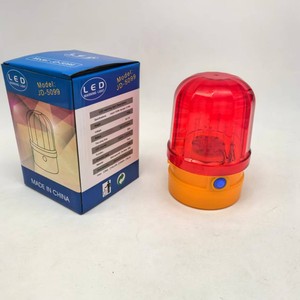 Feux d'avertissement LED JD 5099 rouge jaune clignotants portables pour utilisation sur les chantiers routiers et les camions - Product Image 1