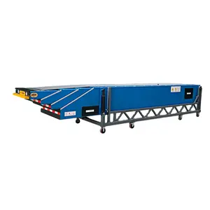 Top Quality Portable Truck Loading Conveyor Extendable Telescopic Conveyor Belt With Platform For USA Korea