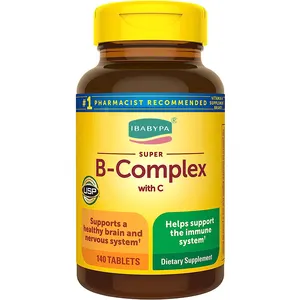OEM素食超级B-复合维生素c叶酸丸免疫支持维生素b复合片剂
