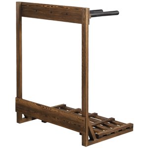 Soporte Vertical Rústico para Tablas de Surf, Exhibidor de Madera para Snowboards, Soporte Vertical de Madera para Almacenamiento de Tablas de Surf, 4 Pies de Alto - Product Image 3