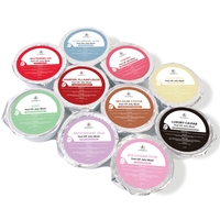 Masque facial hydratant biologique végétalien de logo personnalisé de JMFREE paquet de tasse de poudre Spa facial naturel Peel Off poudre de masque de gelée