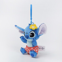 Gantungan Kunci Boneka Stitch Tigger, Liontin Ransel Mini Hewan Boneka Lucu Kawaii, Mainan Figur Anime, Hadiah Gantungan Tas