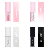 Vente en gros de gloss à lèvres transparent de haute qualité, naturel et végétalien, avec logo et emballage personnalisés, effet repulpant, teinte longue tenue, huile fruitée