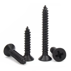 Tornillos de Madera de Cabeza Plana Phillips de Acero Inoxidable 304 Negros M1.7 M2 M2.3 M2.5 M2.6 M2.8 M3 M4 M5 - Product Image 3