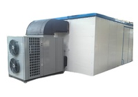 Industriële warmtepomp fruitdroger/dehydrator met koel- en droogfuncties, 304 roestvrij staal, 1000 kg capaciteit
