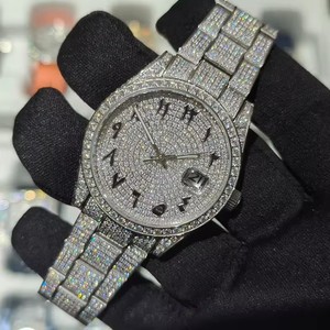 Envío Directo, Reloj de Pulsera Mecánico Automático para Hombre GEZFEE con Diamantes de Moissanita Reales, Cristales de Zafiro, Visualización de Fecha - Product Image 3