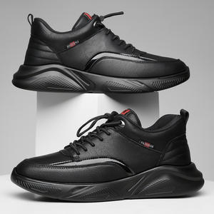 Zapatos Deportivos de Moda para Hombre, Estilo Primavera-Otoño, de Cuero, Cómodos, Multiusos, Modernos y Casuales - Product Image 1