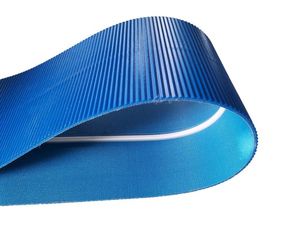 Nuova Macchina Avvolgitrice con Nastro Trasportatore in PU Alimentare Antitaglio a Motivo Diamantato Blu per Uso Domestico, Legno, Farmacia, Vendita al Dettaglio di Pollo - Product Image 5