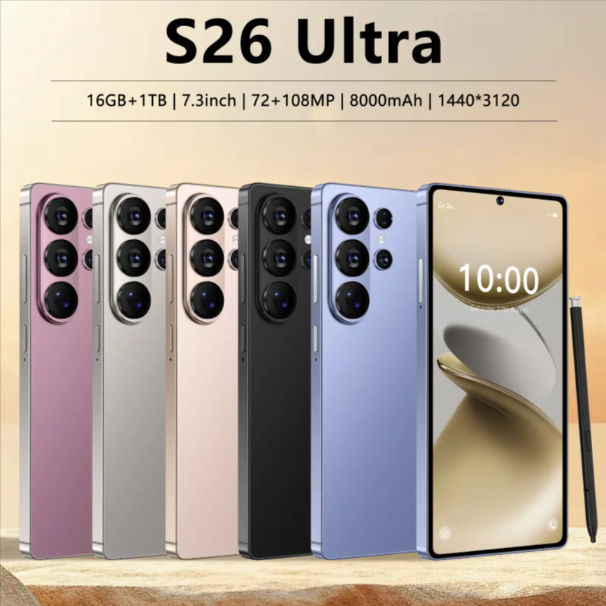 Grade A+ Unlocked Used Original for Samsung Galaxy S26 Ultra 6.9 Inch Android 16 Octa-core 5G Smart Mobile Phone