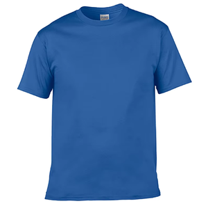 T-shirt en coton pour homme avec logo personnalisé, imprimé <span class=keywords><strong>vache</strong></span>, grande taille, respirant, tissé, basique, poids lourd, col rond, pour dropshipping - Product Image 2