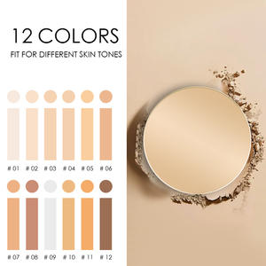 Poudre compacte vegan en gros, fond de <span class=keywords><strong>teint</strong></span> en poudre pressée, base visage personnalisée, boîte magnétique - Product Image 3
