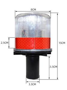 Feux de signalisation routière solaires, cônes de signalisation, feux de signalisation de sécurité routière, feux de signalisation LED clignotants - Product Image 4
