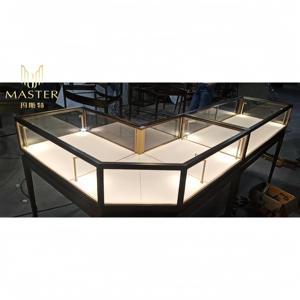 <span class=keywords><strong>Vitrine</strong></span> de Comptoir Robuste pour Bijouterie MASTER, Cadre <span class=keywords><strong>en</strong></span> Acier Inoxydable Durable, <span class=keywords><strong>Vitrine</strong></span> de Luxe <span class=keywords><strong>en</strong></span> Verre pour Bijoux et Montres - Product Image 3