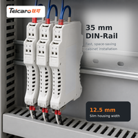 Transmisor de Temperatura Universal para Riel DIN, RTD, Termopar, Resistencia, mV a 4-20mA