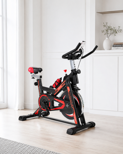 Bicicleta Estática Compacta para Espacios Pequeños, Resistencia Magnética, Silenciosa, Inteligente, <span class=keywords><strong>con</strong></span> <span class=keywords><strong>Bluetooth</strong></span>, Bicicleta de <span class=keywords><strong>Spinning</strong></span> para Uso Doméstico, Gran Capacidad de Carga - Product Image 4