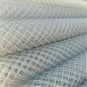 Jala kawat siklon penjualan langsung pabrik <span class=keywords><strong>6</strong></span> kaki jaring pagar rantai galvanis sesuai pesanan gulungan jaring Tautan rantai luar ruangan - Product Image 5