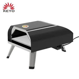 Keyo Fabrikant Prijs Outdoor Grill Tafelblad 12 Inch Draagbare Horno De Forno Gaz Gas Pizza Oven Voor Sales