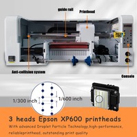 Étiquette d'imprimante de broderie 3D UV DTF avec DX7 XP600 A3 A4 300mm Dimensions Encre UV multicolore Imprimante automatique d'autocollants Uv Dtf