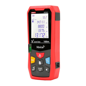 UNI-TLM100V เครื่องวัดระยะด้วยเลเซอร์ ไม้บรรทัดอิเล็กทรอนิกส์ ฟังก์ชั่นกระจายเสียงด้วยเสียง ชาร์จผ่าน USB จอแสดงผล 2.0 นิ้ว ความแม่นยำ 2 มม. รับประกัน 1 ปี - Product Image 1