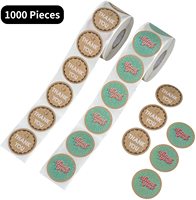 Autocollants personnalisés à impression sur mesure, best-sellers, autocollants variés, étiquettes d'emballage, autocollants en papier kraft