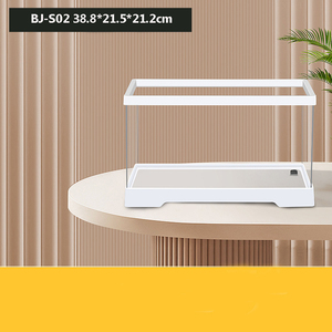 Terrario Ecologico in Acrilico per <span class=keywords><strong>Tartarughe</strong></span> con Piattaforma per Esposizione al Sole, Area Filtrante e Coperchio Anti-fuga - <span class=keywords><strong>Habitat</strong></span> per Rettili Anfibi - Product Image 1
