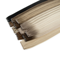 Leshine Cheveux Humains 100% Vierge Européens Remy Sans Couture Invisibles Double Drawn pour Extensions de Cheveux