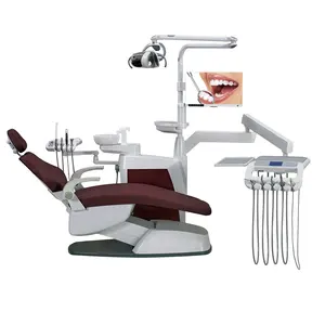 Entegre diş ünitesi sandalye LED ışık ve LED dolgu ışığı yüksek maliyetli etkili dişçi koltukları ünitesi iyi fiyat - Product Image 1