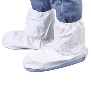 Penutup Bot Tahan Air Microporous Sekali Pakai Pabrik dengan Sol Anti-selip Penutup <span class=keywords><strong>Boot</strong></span> Panjang Non-Woven Nonslip - Product Image 3
