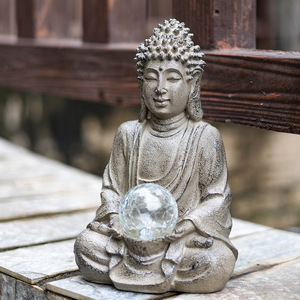 [ข้อเสนอพิเศษ] <span class=keywords><strong>พระพุทธ</strong></span>รูปเรืองแสงสไตล์เซนจากเอเชียตะวันออกเฉียงใต้ สำหรับตกแต่งสวนก<span class=keywords><strong>ลา</strong></span>งแจ้ง สนามหญ้า <span class=keywords><strong>ลา</strong></span>นบ้าน และระเบียง - Product Image 4