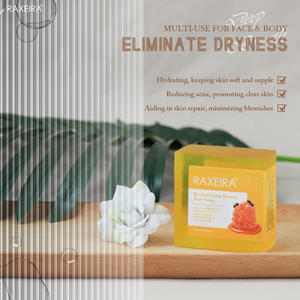 Etiqueta privada Manteca de karité <span class=keywords><strong>Vegetal</strong></span> <span class=keywords><strong>Glicerina</strong></span> Aceite de almendra de palma Miel de manuka <span class=keywords><strong>Barra</strong></span> de jabón hecha a mano - Product Image 3