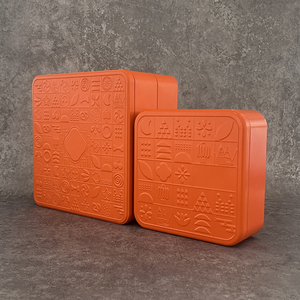 Dập nổi hộp thiếc vuông trong kho tùy chỉnh kim loại container với nắp cho Cookies kẹo thực phẩm quà tặng trang trí lưu trữ <span class=keywords><strong>tins</strong></span> - Product Image 4