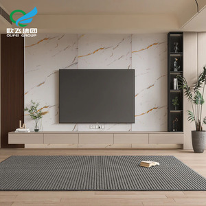 우페이 신형 디자인 럭셔리 방수 PVC 대리석 시트 코엑스트루전 시트 고광택 벽 패널 보드 - Product Image 3